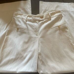 Cruciani Elegant White Wide Leg Trousers